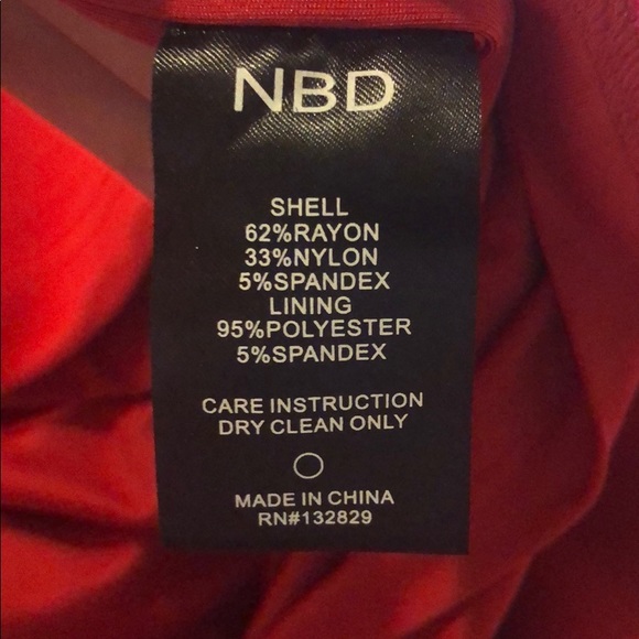 Red NBD dress - Picture 6 of 6